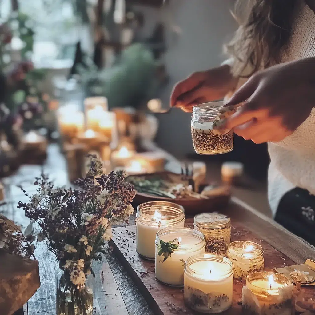DIY Aromatherapy Candles Using Essential Oils Recipes Time