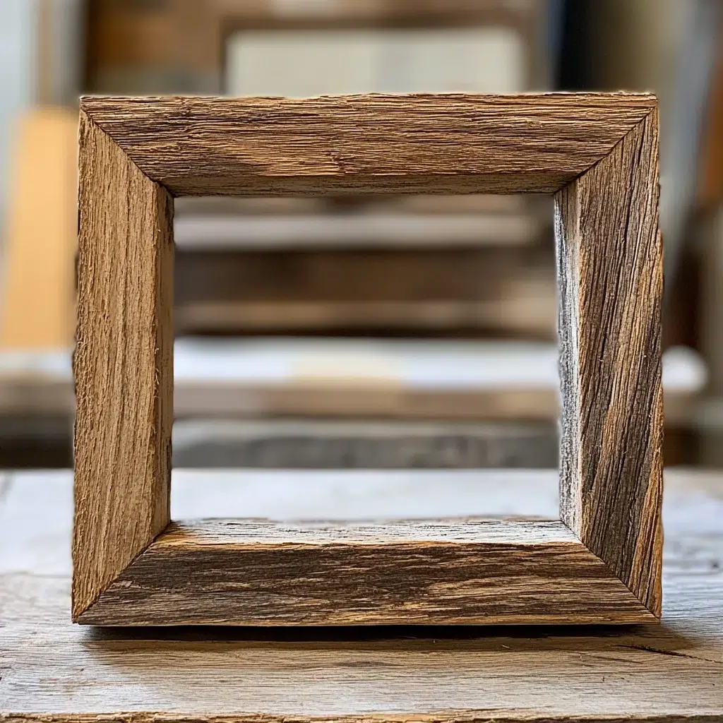 DIY Picture Frame from Reclaimed Wood Recipes Time