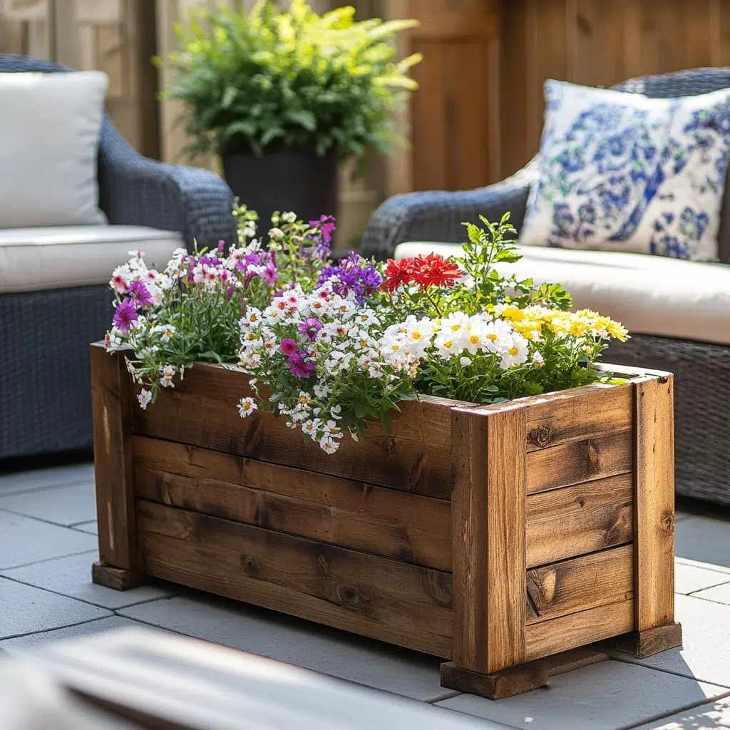 How to Build a DIY Wooden Planter Box Recipes Time