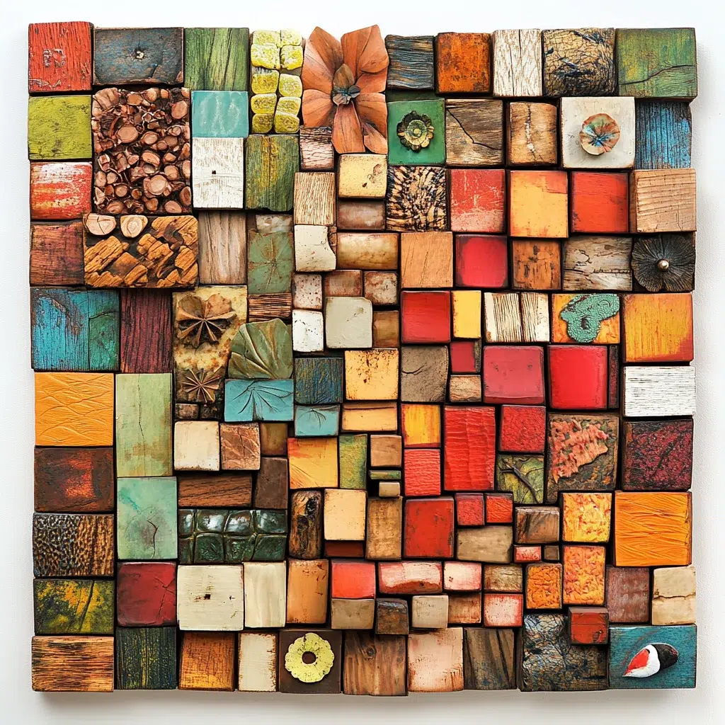 Picture of DIY Wall Art from Recycled Materials for Your Living Room - Recipes Time