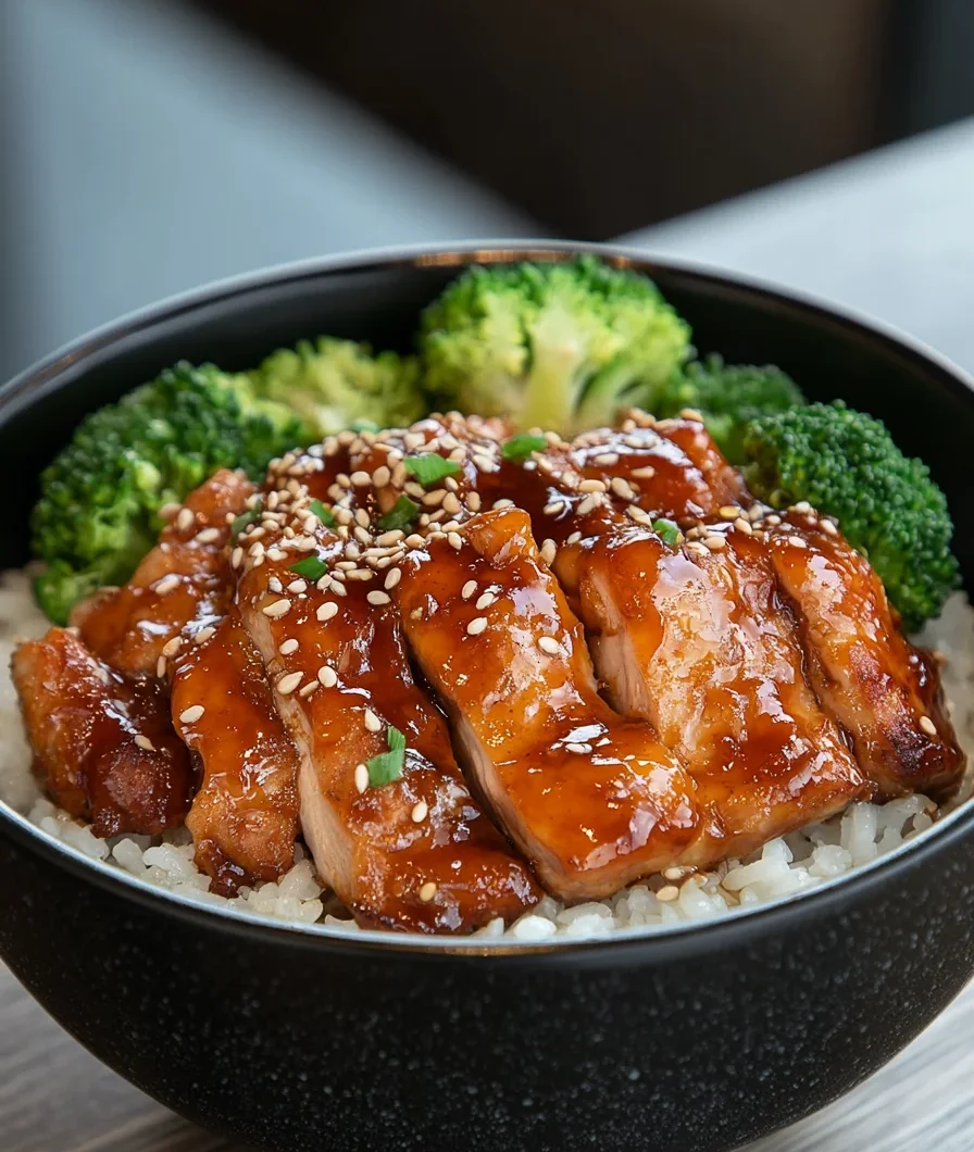 Teriyaki Chicken Bowls with Jasmine Rice - Recipes Time